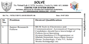 NITK Electronics and Communication or Aeronautical Engineering Jobs