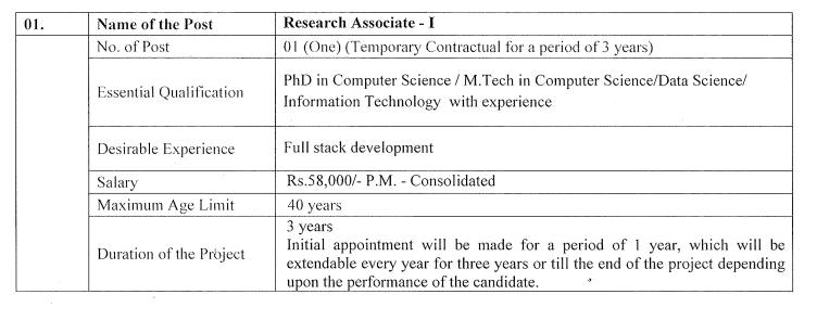 Research Associate - Computer Science and Information Technology Engineering Jobs NIMHANS